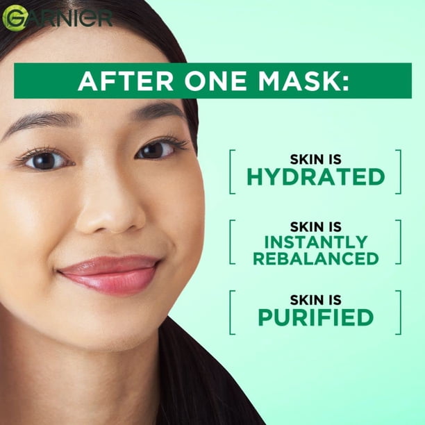 Garnier Skin Naturals, Serum Mask, Purifying & Pore Reducing