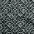 thumbnail image 1 of oneOone Rayon Black Fabric Damask Sewing Craft Projects Fabric Prints By Yard 56 Inch Wide, 1 of 5