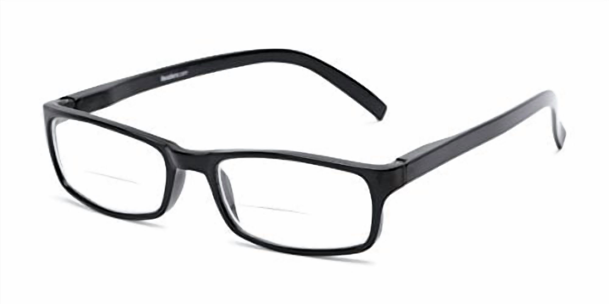 Readers.com Reading Glasses: The Vancouver Bifocal, Acetate rectangle Style for Men and Women