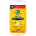 thumbnail image 1 of Great Value Disinfecting Wipes Lemon Scent, 75ct, 1 of 5