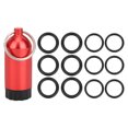 thumbnail image 2 of Bouteille de Stockage de Bouteille de Plongée, Bouteille de Plongée O Anneaux, Bouteille de Bouteille de Plongée, pour les Valves de Cylindre Plongée Natation Rouge, 2 of 7
