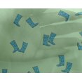 thumbnail image 4 of oneOone Georgette Viscose Fabric Boots Fashion Print Sewing Fabric BTY 42 Inch Wide, 4 of 4