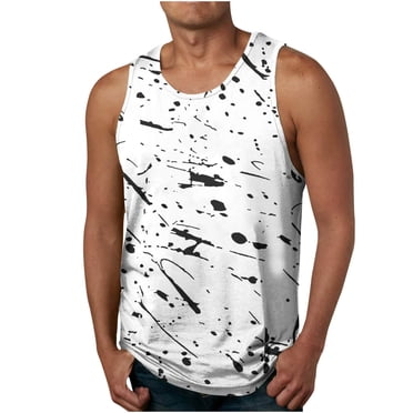 LSLJS Débardeur Homme Nouveau Débardeur Homme Impression 3D Débardeur Sport Décontracté Sans Manches Col Rond T-shirt Débardeur/chemise Blouses