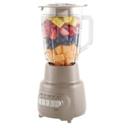 Mainstays 5 Speed Glass Jar Blender With Capacity 48 Oz, Washed Stone