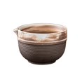 thumbnail image 1 of TIELUTT Contenants de Réfrigérateur en Poterie Grossière Exquise pour Organiser Contenants Ronds en Verre avec Couvercles Grands Contenants de Rangement en Verre Contenant Alimentaire en Verre Grands Contenants de Rangement pour Aliments avec Couvercles Ai, 1 of 5