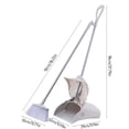 thumbnail image 2 of LSLJS Brooms and Dustpan Set- Cleaning Supplies Brooms and Dustpan Set for Home- Stainless Steel Handle Brooms with Dustpan Combo Set for Home Office, Potable Broom, 2 of 7