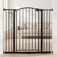 thumbnail image 1 of Regalo 36" Extra Tall Metal Baby Gate, Fits 29-39.5" Wide, Arch Doorway, Bronze, 1 of 10