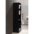 thumbnail image 3 of Hodedah HID25 BLACK Five Shelf Bookcase - Black, 3 of 5