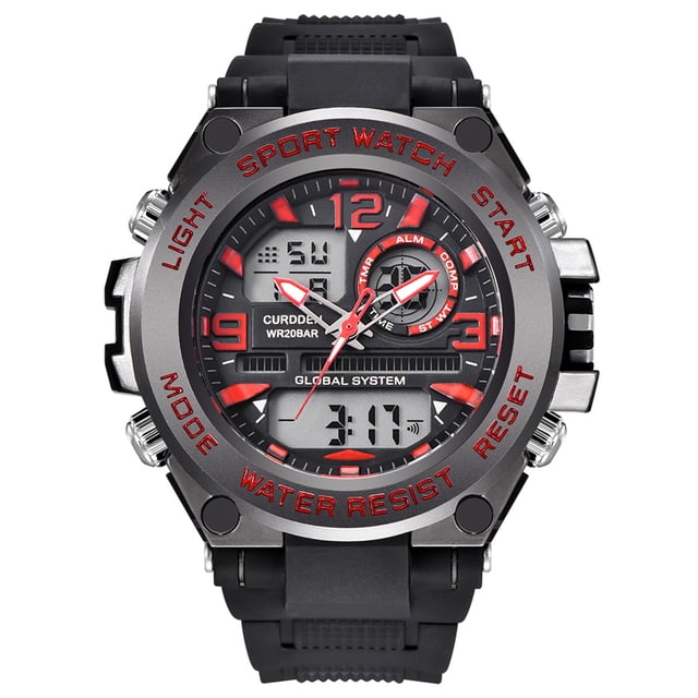 Heliisoer Men Watch 50m Wristwatch LED Quartz Clock Sport Watch Male Watch