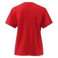 thumbnail image 3 of B91xZ Womens Tshirt Basic Solid Soft Cotton Short Sleeve Crew Neck Top Shirts,Red M, 3 of 4