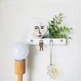 thumbnail image 2 of Key Holder for Wall Entryway Mail Holder for Wall Adhesive Key Rack for Wall with 4 Key Hook Wall Key Holder Key Hanger for Wall Mail Organizer Wall Mount for Entryway, Mudroom, Hallway, 2 of 7