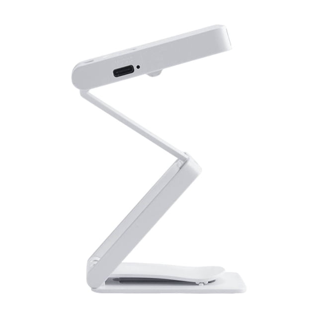 Book Light for Reading In Bed Rechargeable Portable Clip On with Foldable Neck,3 Color Temperature Dimming Blue Light Filter for Eye Comfort,USB C 400mAh Battery