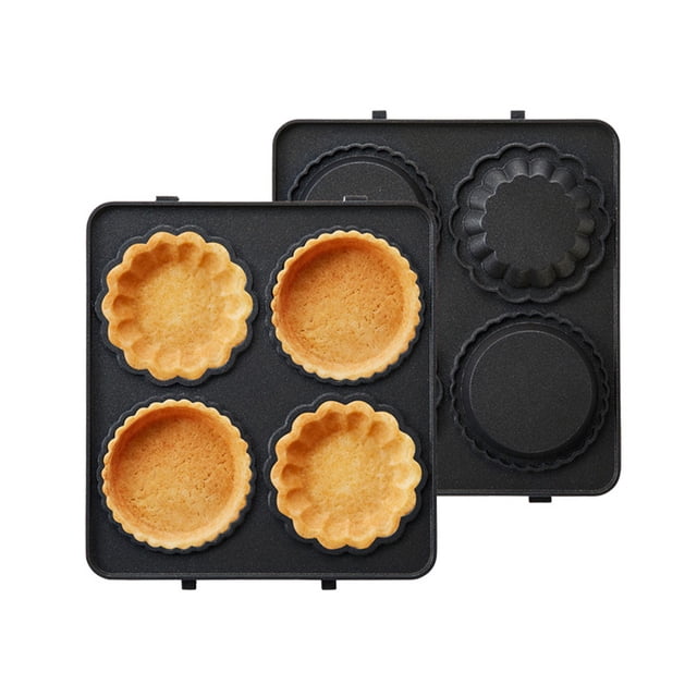 Mistaha Waffle Plates 14*14cm Black Style D for Waffle Maker type3003