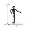 thumbnail image 3 of 592pcs Black One-Eyed Monster Building Blocks, Creative Articulated Skeleton Bricks Toy, Direct Factory Supply, Drop Shipping Available, 3 of 5