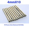 thumbnail image 1 of 10 Pc 4mm Diamond Coated Drill Bits Set Hole Saw Cutter Tool Glass Granite Tile, 1 of 6