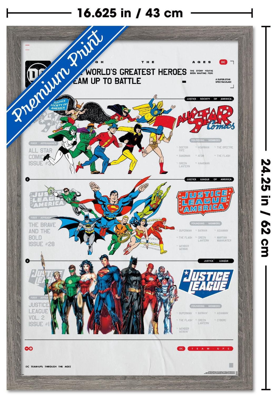 DC Comics 90th - Greatest Team-Up Wall Poster