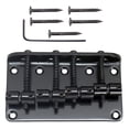 thumbnail image 1 of MERIGLARE 4 Cordes Chevalet de Basse Chevalets Chevalet de Basse pour Guitare Ukulélé Noir, 1 of 1