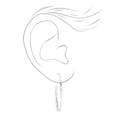 thumbnail image 2 of Claire's 20pk Silver Studs Crystals Hoop Earrings, 2 of 2