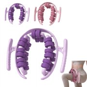 28-Roller Muscle Massage Roller with 6 Axes,Massage Roller for Legs - Lymphatic Drainage Massager, 360° Deep Tissue Lymphatic Drainage Massager for Legs, Arms & Back, for Gym & Office Recovery
