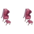 thumbnail image 1 of Baohd Stylish Realistic 112 Scale Armchair Sofa Furniture Red Single Sofa 2Set, 1 of 6