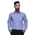 thumbnail image 1 of BESTMAN Chemise Habillée Décontractée pour Homme à Manches Longues, Coupe Ajustée, en Coton, à Boutons, 1 of 5