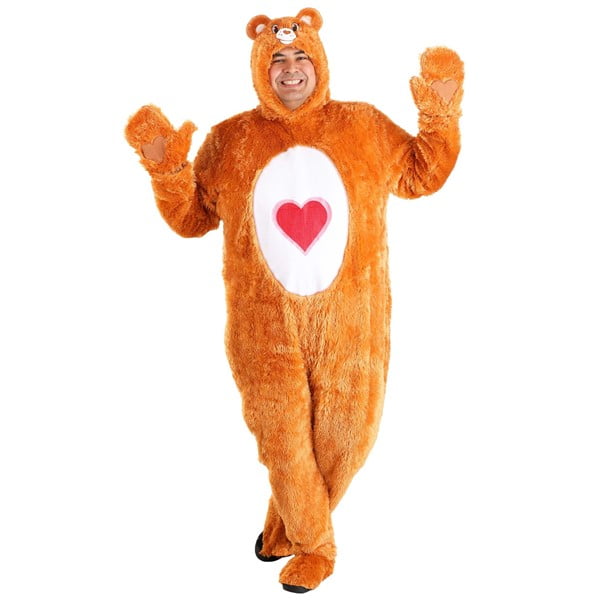 Adult Plus Size Classic Tenderheart Care Bears Costume 2X Brown