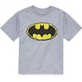 thumbnail image 1 of Batman T-Shirt Gris pour Enfants à Symbole - Grand (14-16), 1 of 1