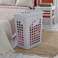 thumbnail image 2 of Sterilite 61L Manne à Linge Rectangulaire  LiftTop- Gris, 2 of 9