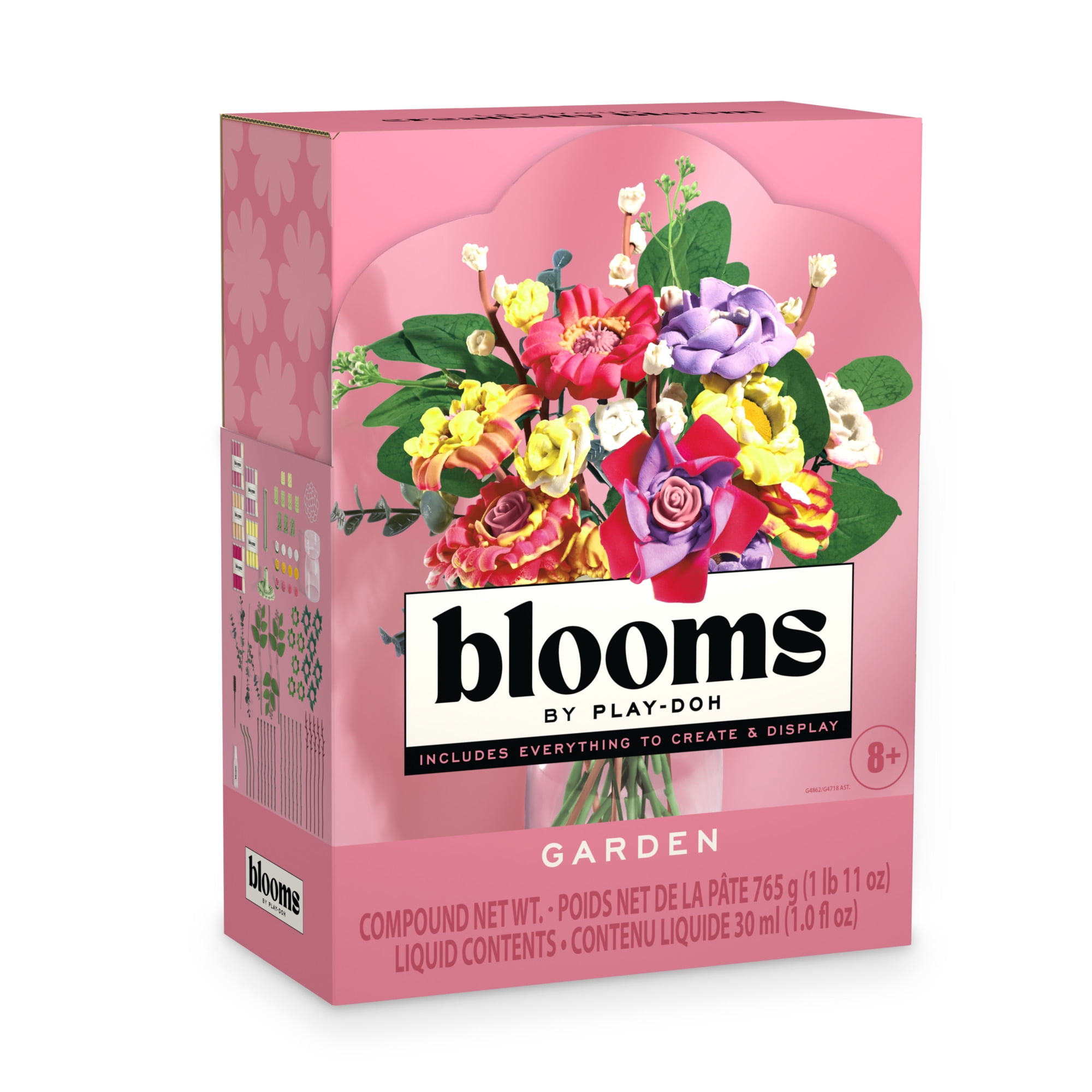 Blooms by Play-Doh Garden Flower Bouquet Making Kit, Floral Crafts for Adults, DIY Relaxing Home Décor Set