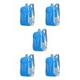 thumbnail image 2 of kurtrusly 1/2/3/5 Nylon Waterproof And Durable Camping Hiking Backpack For Convenient Travel Making Easy To Fold BLUE 5PCS, 2 of 6
