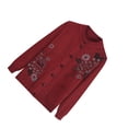 thumbnail image 1 of Youkk Middle-Aged And Elderly Sweater Exquisite Workmanship And Wide Application Warm Middle-aged Clothes red 1Set, 1 of 6
