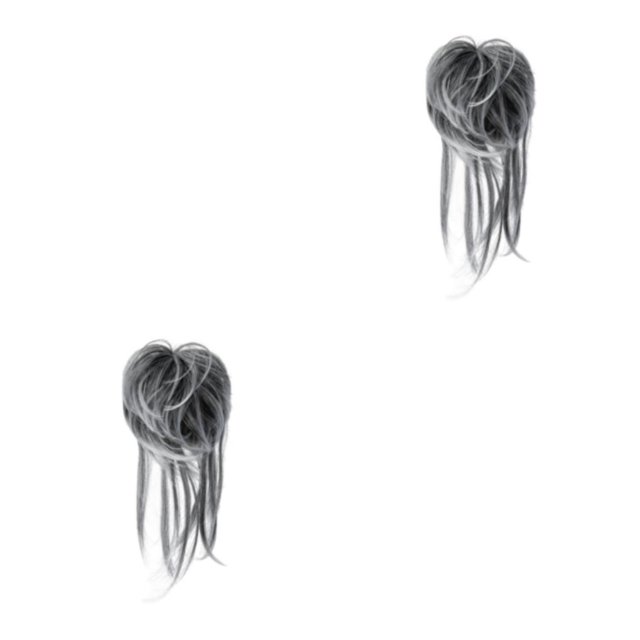 Maytalsory Extension de Queue de Cheval pour Femmes Coiffure Accessoire Simple avec Novateur et Unique 1B 171t60 2Ensemble