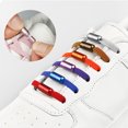 thumbnail image 4 of 1 Paire de Lacets de Course pour Espadrilles, Lacets de Chaussures Élastiques, Lacets Colorés, Accessoires Universels pour Chaussures, Gris, 4 of 7