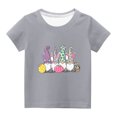 thumbnail image 2 of TIMIFIS T-Shirt de Pâques pour Tout-Petits Garçons Filles T-Shirts Graphiques Été Mignons Gnomes Lapin Œufs Imprimé Col Rond Manches Courtes, 3 Ans, 2 of 4