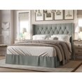 thumbnail image 2 of Billy Touffeté Panneau Rembourré Bed Gris - Complet, 2 of 5