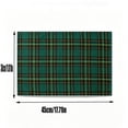 thumbnail image 3 of Christmas Plaid Placemats Set Tartan Snowflake Table Mats Washable Stain Resistant for Dining Table Kitchen Holiday Party Decorations Winter Decor, 3 of 7