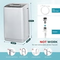 thumbnail image 3 of Simzlife 1.04 Cu.ft Portable Washing Machine 8.8LBS with LED Display, Compact Washer for Apartments, Homes, Light Grey, 3 of 9