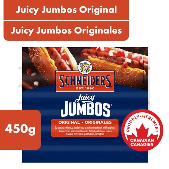 Saucisses fumées originales Juicy Jumbos Schneiders 450 g