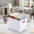 thumbnail image 1 of Under Table Storage Box for Books and Supplies | Desk Organizer with Lid | Portable Plastic Storage Container for Study Room, Dorm, or Home Office | Organize Textbooks, Notebooks, and School Supplies, 1 of 3