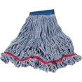 thumbnail image 1 of Rubbermaid Commercial Swinger Loop Wet Mop, Large, Blue, For General Purpose Mopping and Cleaning, Looped Ends on Mop Head to Reduce Fraying and Tangling, 1 of 3