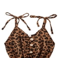 thumbnail image 4 of Little Girls Suspender Shorts Jumpsuit Sleeveless Siamese Trousers, 4 of 5