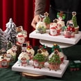 thumbnail image 4 of Christmas Cupcake Cups 50Pcs Cake Packaging Food Grade Unique Snowmen Elk Tree  Cupcake Cups, 4 of 4