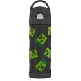 thumbnail image 2 of Thermos 16 OZ Vacuum Insulated Funtainer Bottle, Minecraft, 2 of 5