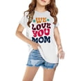thumbnail image 1 of Mefallenssiah T-Shirts pour Enfants Manches Courtes T-Shirt Graphique Col Rond Crop top pour Filles et Garçons de 3 à 14 Ans, 1 of 1