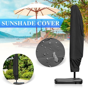 LSLJS Patio Umbrella Cover Outdoor Offset Market Umbrella Parasol Covers, Replacement Canopy Cover