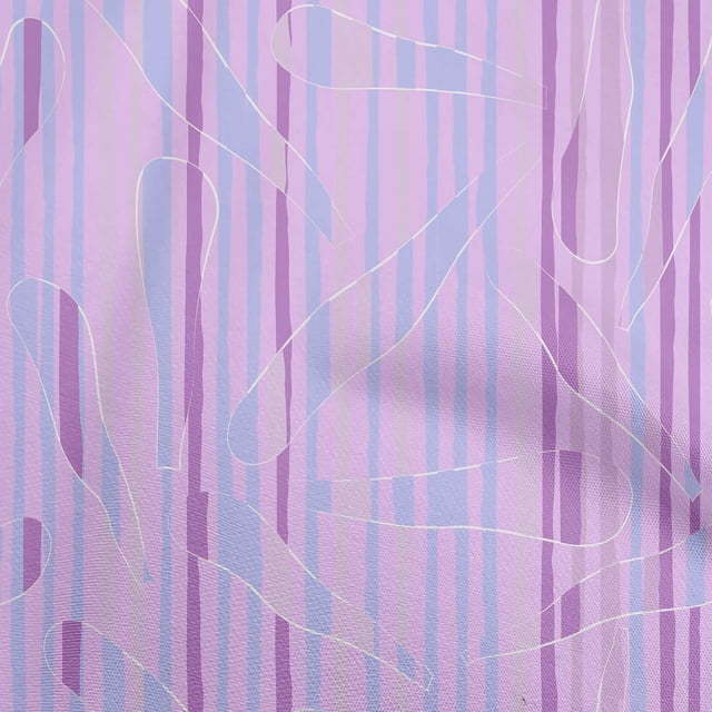 oneOone Velvet Dusty Purple Fabric Geometric Abstract Petal Sewing Craft Projects Fabric Prints By Yard 58 Inch Wide