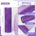 thumbnail image 3 of Mesh Ribbon for Wreaths 10 Inch x 30 Foot Wreath Mesh Rolls with Shiny Metallic Foil for Easter Christmas Party Wedding Home Decor DIY Craft Projects and Gift Wrapping, 3 of 7