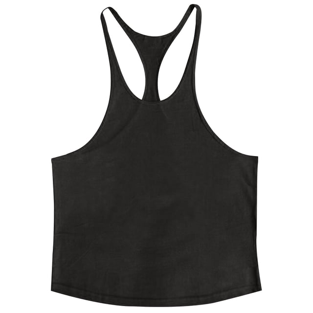 Plebaso Cotton Tank Tops for Men Workout Sleeveless Muscle Shirts Lightweight Summer Athletic Running Tee
