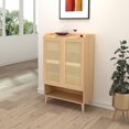 thumbnail image 1 of Homycasa Armoire de Rangement Buffet en Rotin Buffet de Cuisine Armoire de Rangement pour entrée, Couloir, 1 of 9