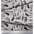 thumbnail image 3 of Soimoi Gray Heavy Canvas Fabric Gardening Tools & Hardware Print Fabric by Yard 58 Inch Wide, 3 of 5